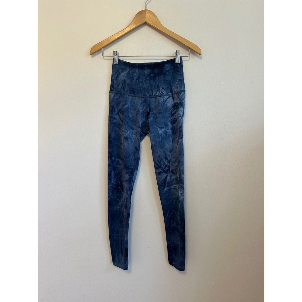 Beyond Yoga High Waisted Leggings in Blue Tie Dye | Size XS